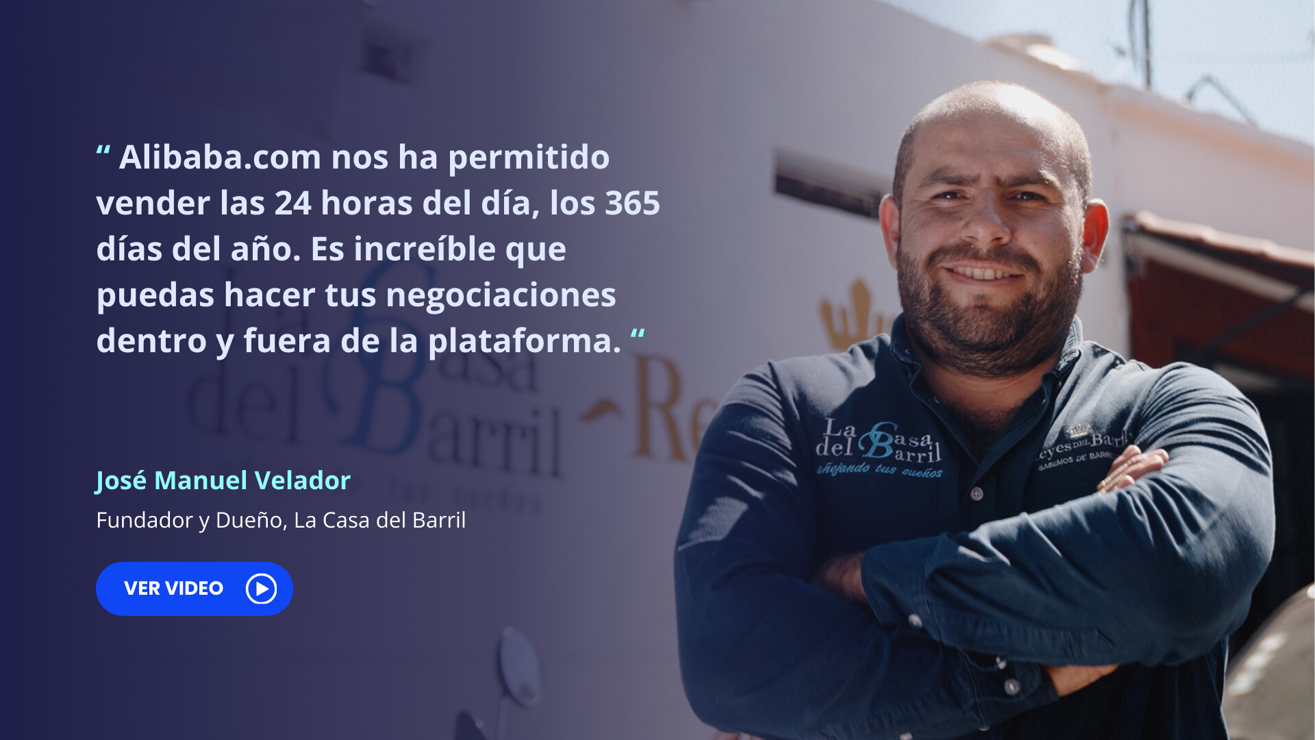 José Manuel Velador, Fundador y Dueño de La Casa del Barril