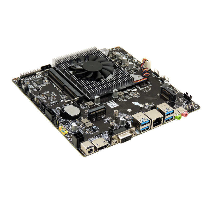Совершенно новая материнская плата 12-го поколения N100 MINI ITX, четырехъядерный компьютер "все в одном", мини-хостинг HTPC, рекламная машина DC Изображение 1