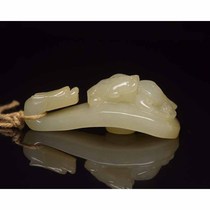 HTY31356 Hotan Jade Dragon Hook