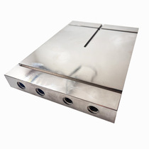 Vacuum brazing water cooling plate processing Aluminum alloy water cooling plate CNC processing can be customized