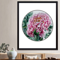 Embroidery Handmade Suzhou Embroidery Blooming Wealth Silk Handicrafts Ready-made Paintings Entrance Bedroom Collection Gifts