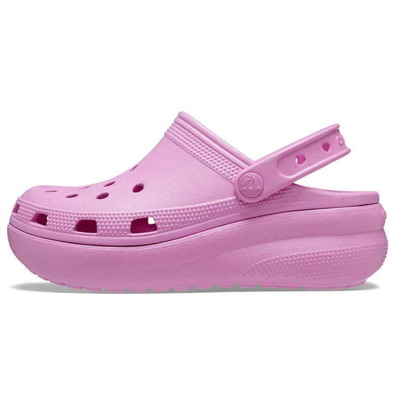 Crocs卡骆驰 Classic clog EVA 洞洞 沙滩凉鞋 4.5cm 女款 粉色