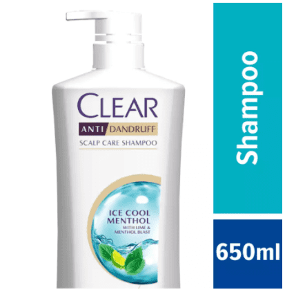 CLEAR Shampoo ICE COOL Menthol 650ml