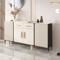 Italian minimalist slate sideboard simple small apartment thin restaurant sideboard sofa back cabinet cupboard tea cabinet