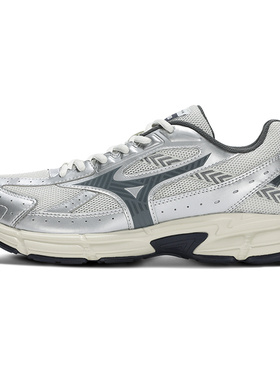 Mizuno Speed 轻便舒适 低帮 训练跑步鞋 男女同款 银灰色