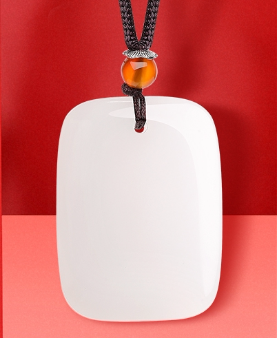 Drain and round up safety and safety at no card level White true jade Oil Runway Xinjiang Old stock Fidelity Belt Certificate