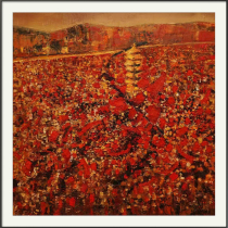 (Already framed) Digital prints for whole house decoration by Chen Bin member of China Youth Artists Association (Long Live the People)