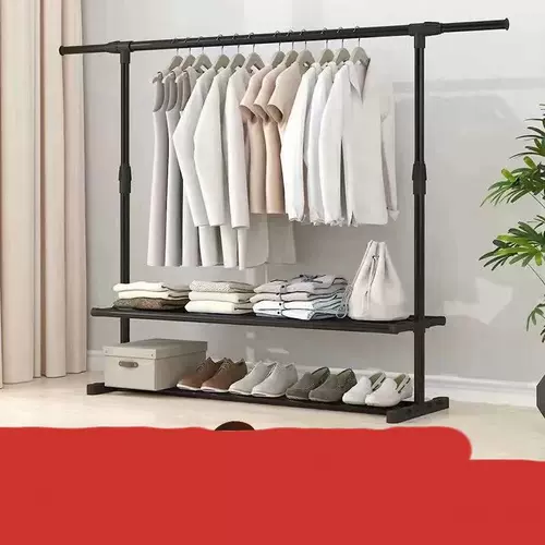 Простая сушилка для одежды, напольная, складная, для спальни, с одной опорой, стержень для сушки одежды в помещении, вешалка для одежды, сушилка для одежды на балконе, дом