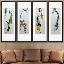 Fine embroidery Fu Lu Man Tang Su embroidery silk decorative hanging painting gift