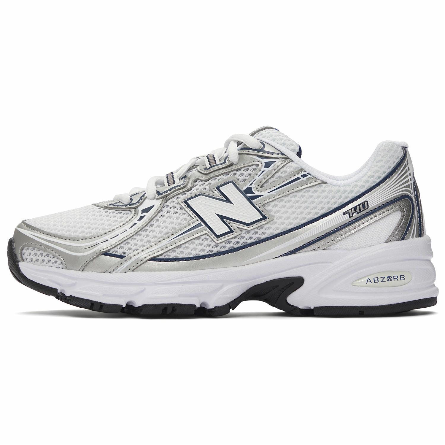 New Balance NB 740 Y2K复古舒适增高透气防滑 低帮跑步鞋