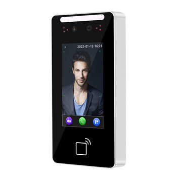 Outdoor waterproof dynamic face recognition access lock swipe card attendance community password lock electromagnetic magnetic lock set