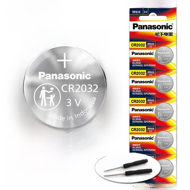 Original Panasonic Cr2032/Cr2025/Cr2016 Button Battery 3V Mercedes-Benz Audi Bmw Changan Volkswagen Car Key Remote Control Battery Electronic Scale Computer Motherboard Xiaomi