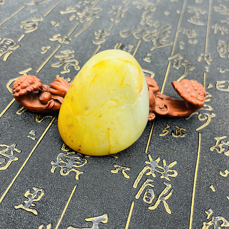 Xinjiang and Tian Yuyu fat white jade is good ] the original stone handle handle piece 52 79 grams Yixiao w26