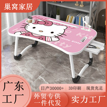 Ives bed study table foldable fashionable laptop table lazy table childrens writing table