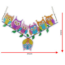 现货速发新款跨境猫头鹰钻石画DIY挂饰 家居门窗装饰点钻挂件 亚
