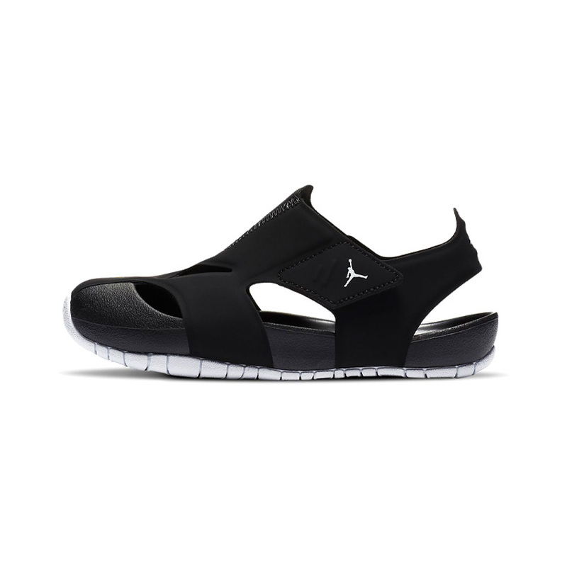 Jordan Flare 休闲舒适 凉鞋 黑 中小童