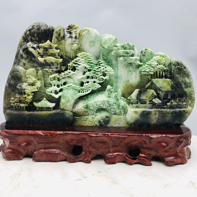 The source is straight for China's four famous jade 