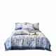 Light luxury silk air conditioning quilt sheets four-piece set summer cool single double ice silk summer cool quilt thin quilt machine washable
