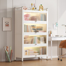 Bookshelf floor-standing living room iron dust-proof hand-made toy storage cabinet storage rack storage home childrens wall bookcase