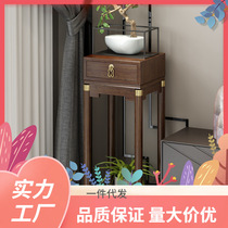 9 indoor flower shelves living room floor-standing solid wood new ornaments flower pot rack Chinese green radish plant