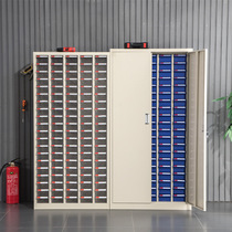 Guangzhou parts cabinet transparent drawer type lattice parts cabinet sample cabinet tool cabinet accessories screw component storage cabinet