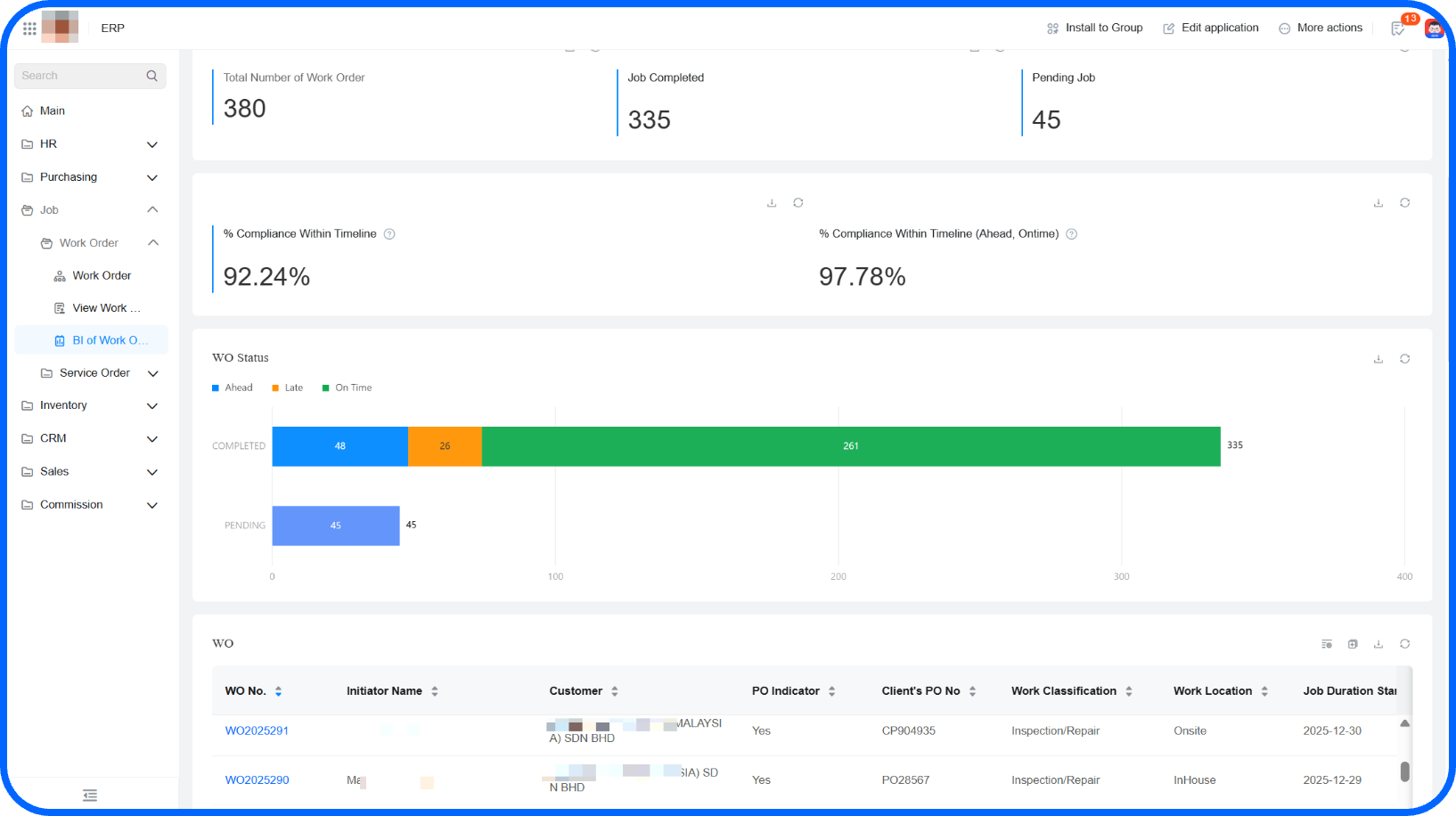 ESSMART desktop dashboard