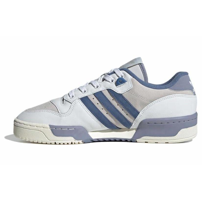 adidas originals Rivalry 低帮 板鞋 男女同款 蓝白