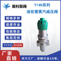Brand stainless steel internal thread screw DN15 20 25 bellows steam pressure reducing valve Y14H F-16P