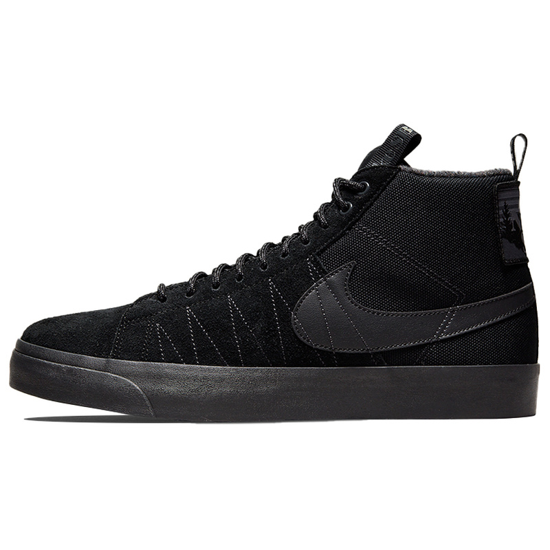 Nike Blazer SB Zoom PRM 防滑耐磨轻便 中帮 板鞋 男女同款 黑色