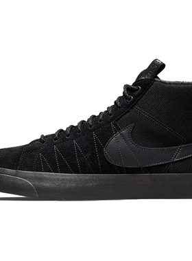 Nike Blazer SB Zoom PRM 防滑耐磨轻便 中帮 板鞋 男女同款 黑色