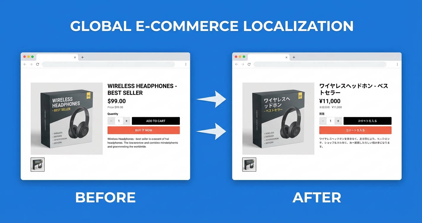 One-click localization of e-commerce products