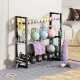 Kettlebell Dumbbell Rack, Home-Use Floor-Standing Three-Layer Dumbbell Rack, Dumbbell Stand, Fitness Equipment
