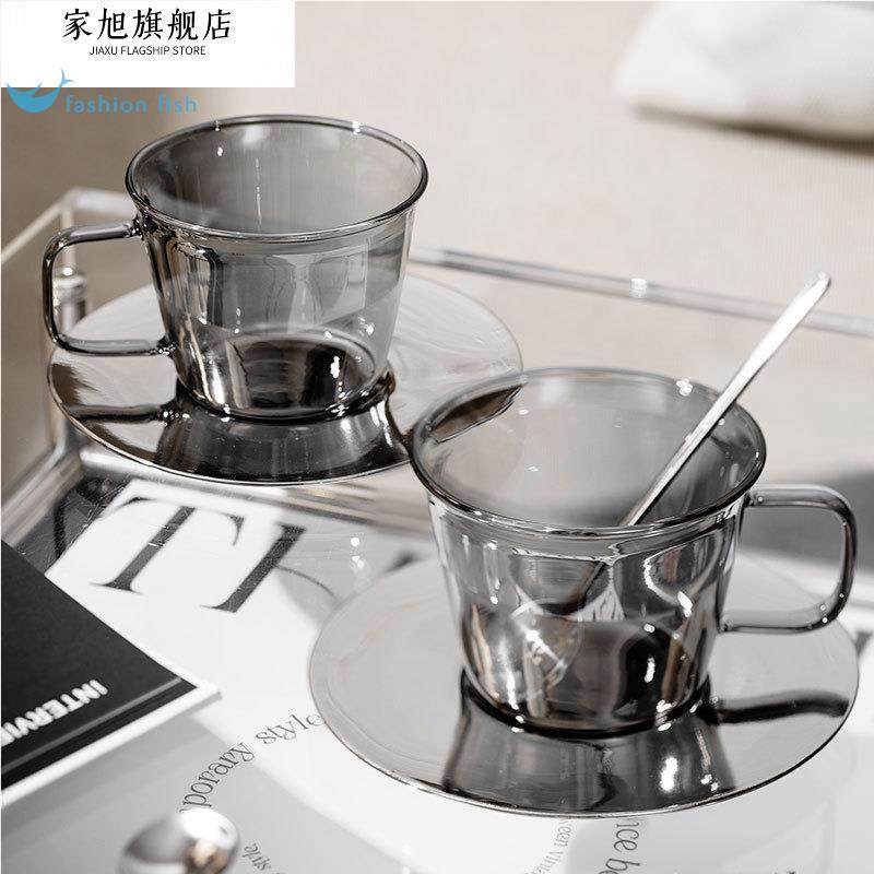 Glass Cup with Handle, Ins Style, for Home Use in the Living Room, Drinking Cup, High-End Feel, Milk Coffee Cup, Beverage Juice Cup