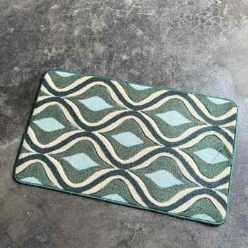 50*80 clearance polypropylene entrance hall entrance kitchen bathroom water-absorbent non-slip floor mat carpet slightly blemish pastoral style