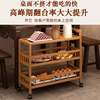 Special Kitchen Storage Rack for Hot Pot Restaurants, Used to Place Vegetable Trays and Dishes, Commercial Trolley for Restaurants, Barbecue Food Rack