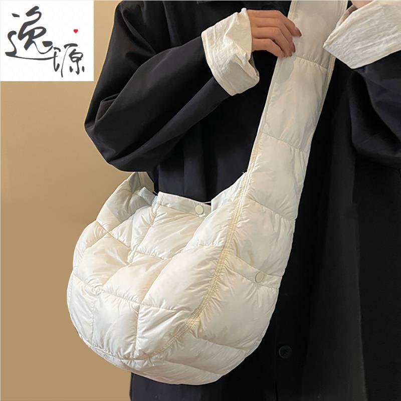Cloud Bag Women's New Model 2024 Large Capacity Fashionable Puffy Bag for Class, Commuting, Casual Use, Lightweight Single Shoulder Crossbody down Bag Cloud Bag Women's New Model 2024 Large Capacity Fashionable Puffy Bag for Class, Commuting, Casual Use, Lightweight Single Shoulder Crossbody down Bag