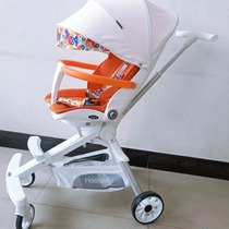 Baby-walking artifact high-view flat-laying foldable two-way baby stroller for children 0-3-6 years old