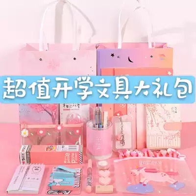 Shaoyin Net red stationery third grade school supplies fifth grade junior high school students stationery set opening gift package