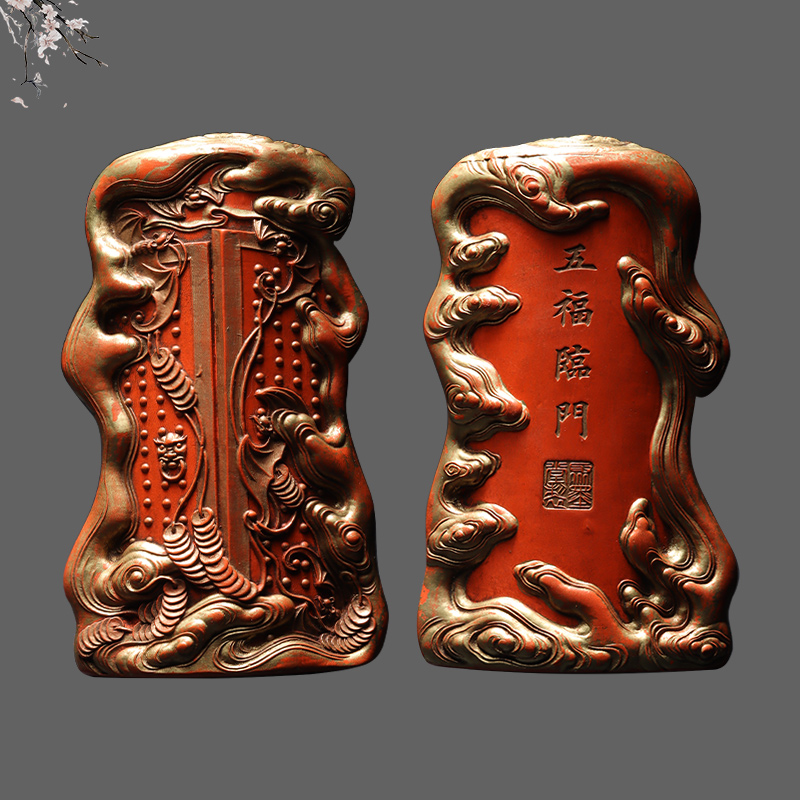 Fifo Linmenmen Ming Dynasty ink Spectral mold old objects Reengraving Type 720 gr fine Sand 4 Years Chen Ink Collection Emblem Ink