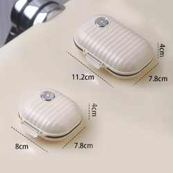 Jewelry Box Mini Travel Storage Box Portable New arrival Pill Box Carry-On Storage Box