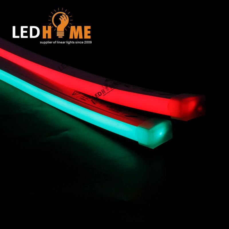 Side-Bending Low-Voltage 1220 Flexible Running Color Neon Tube Light Strip Ultra-Dense Spotless Full-Color Neon Light Decoration