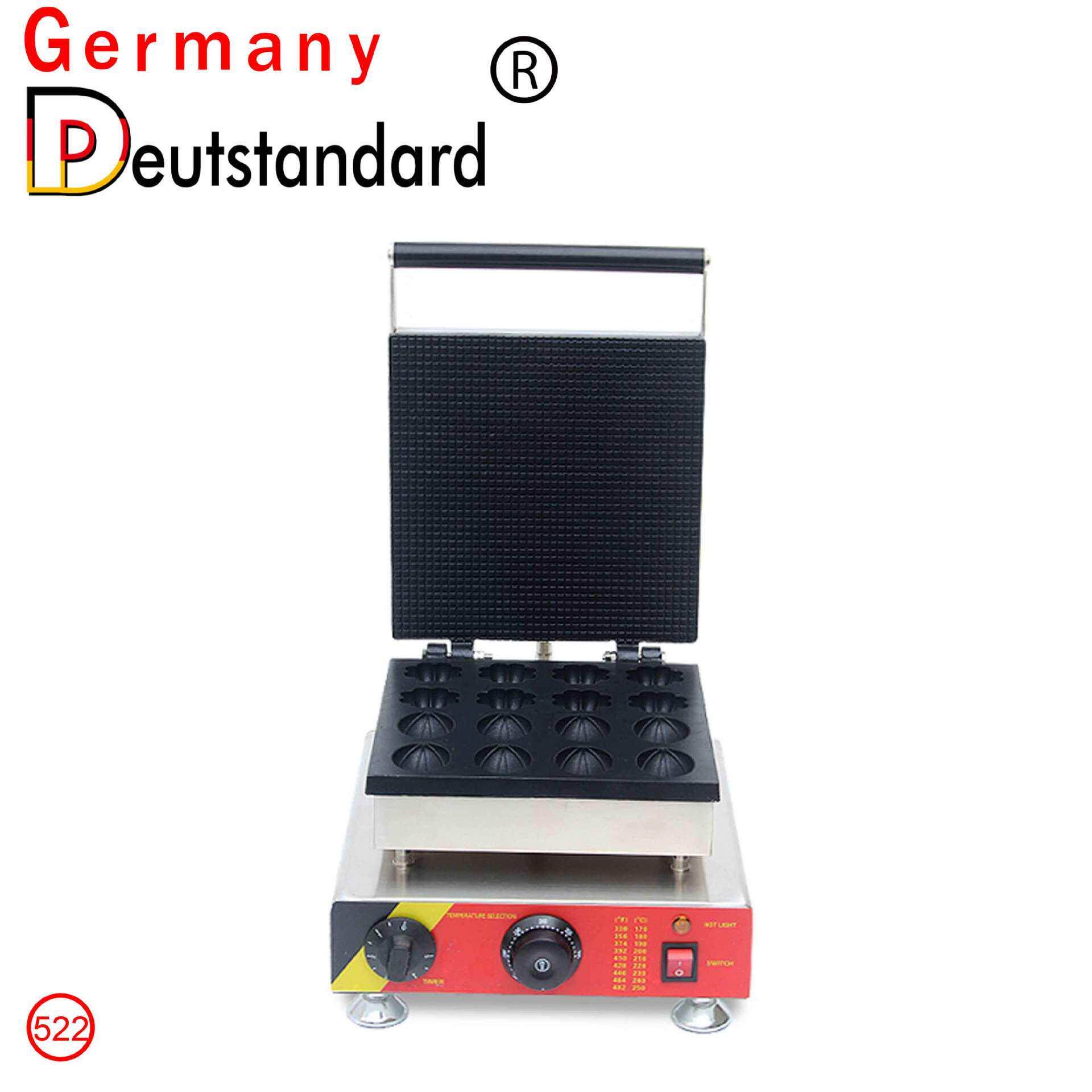 Commercial waffle oven/waffle machine/electric pan baking equipment electric heating waffle oven/nut pattern waffle machine