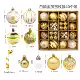 [Новая модель Новая разработка] MJG072 White+Gold+костыли, размер одиночной коробки 24*24*6 см рождественский мяч Cowhide Caron