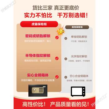 Huba lrs safe/household small fingerprint password safe for anti-theft public bed
