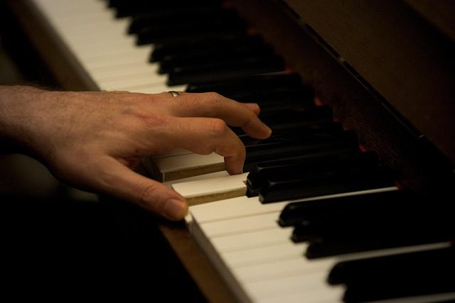 a major piano chords