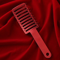 Comb for fluffy hair large curved comb rib comb womens long hair high skull hollow curly hair trendy for men and women