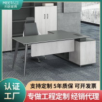 Boss desk office desk simple and modern office furniture manufacturer manager office desk president desk