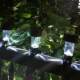 Solar outdoor garden light balcony railing decorative atmosphere light garden guardrail fence strap retro night light