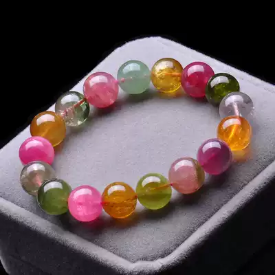 Beads 11 5 mm weight 41 78 grams Brazilian Natural tourmaline bracelet 25437
