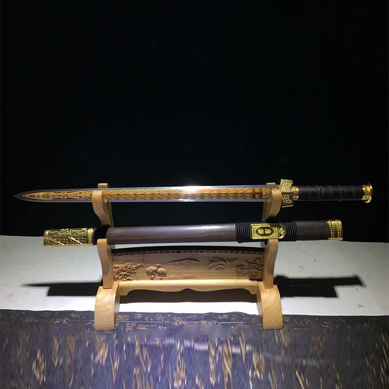 (Mo Ganjian) All-steel Qinjian Ji Shaocong, a master of craftsmanship in Zhejiang Province, uncut long sword, real sword